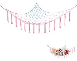 Ruim Opbergnet voor Knuffels - Sterk en Duurzaam - 1 stuk - Katoen - 105x105x145 cm