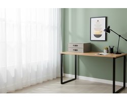 Ruime Multifunctionele Archiefkast met 3 Laden - Desktop Opbergdoos voor Papier, Boeken en Kantoorbenodigdheden, Compacte en Stijlvolle Nizer voor Thuis en Kantoor