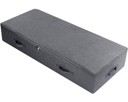 Ruime Opbergbak Onder Bed voor Dekens en Accessoires - Zwart Grijs, Ideaal voor Organisatie en Ruimtebesparing