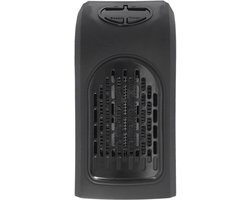 Ruimteverwarming (400 W): PTC-keramisch element, compact, zelfregulerend (constante temperatuur), stil, metalen rooster