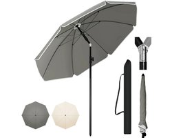 Rumi balkon Parasol – Strand parasol – Incl. beschermhoes- Ronde Balkon Strand Parasol- Uv-Resistente Waterdichte parasol - Hoogte Verstelbare parasol
