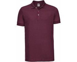 Russell Heren Rekken Korte Mouw Poloshirt (Bourgondië)