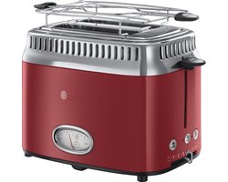 Russell Hobbs 21680-56 Retro Ribbon Red Broodrooster - Rood
