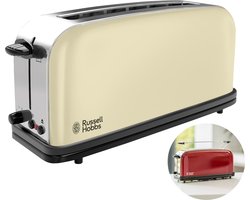 Russell Hobbs Colours Plus+ 21395-56 - Extra lange Broodrooster - Creme