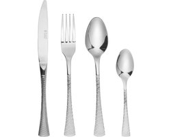 Russell Hobbs Cutlery Set roestvrij staal 16-delige tafelgerei Silver Milan Range