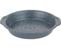 Russell Hobbs Nightfall Stone Cake Tin – Antiaanbak Rond Bakblik met Handvatten, PFOA-vrije coating Carbonstaal Bakvorm, Gemakkelijk Schoon te Maken 10-Inch Cheesecake Vorm, 26 cm, Blauw
