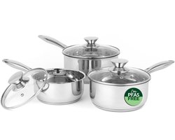 Russell Hobbs pannenset - Roestvrij staal - Vaatwasmachinebestendig
