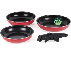 Russell Hobbs Riviera 3-delige koekenpannenset - 20/24/28 cm