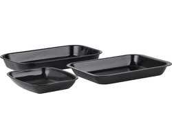 Russell Hobbs Romano 3-delige ovenschaalset - koolstofstaal