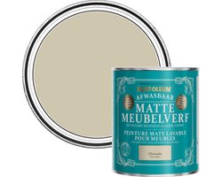 Rust-Oleum Beige Afwasbaar Matte Meubelverf - Zilversalie 750ml