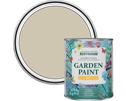 Rust-Oleum Beige Tuinverf Matt - Zilversalie 750ml