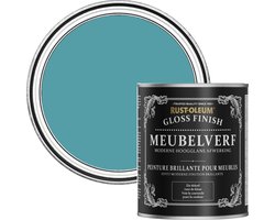 Rust-Oleum Blauw Meubelverf Hoogglans - Petrol 750ml