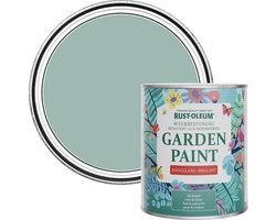 Rust-Oleum Blauw Tuinverf Hoogglans - Kustblauw 750ml