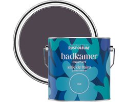 Rust-Oleum Donker Paars Badkamer muurverf - Druivensap 2,5L
