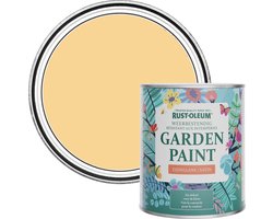 Rust-Oleum Geel Tuinverf Zijdeglans - Mosterd 750ml