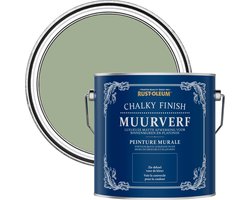 Rust-Oleum Groen Chalky Finish Muurverf - Kakigroen 2,5L
