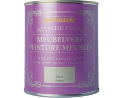 Rust-Oleum Meubelverf Metallic Zilver 750ml