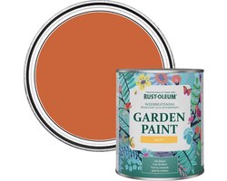 Rust-Oleum Oranje Tuinverf Matt - Chai Thee 750ml