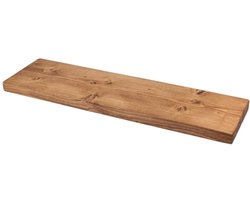 Rustiek zwevend rek 150 cm - Hergebruikt hout - Perfect voor boerderijdecoratie