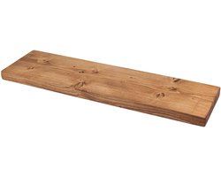 Rustiek zwevend rek 150 cm - Hergebruikt hout - Perfect voor boerderijdecoratie