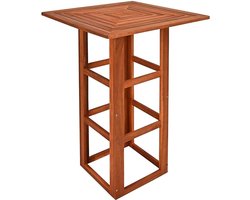Rustieke Inklapbare Statafel van Hout 110cm - Perfect voor Feesten en Tuin Gebruik