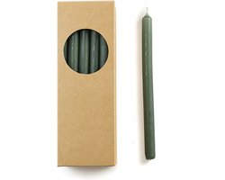 Rustik Lys - Doosje met lange potloodkaarsen 'Finn' (Set van 20, Forest Green)
