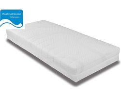 "Rustmatras Pocketvering Matras 90x200 - 7 zones - 21 cm hoog / Inclusief anti allergische wasbare tijk met huisstofmijt bescherming"