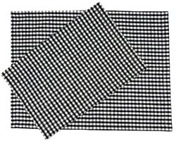 Rut placemat black - set van 4
