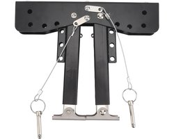 RV Stabilisator Set - Camper Ondersteuning - Veilige Instap - Verstelbare Hoogte - 2.8-11.4 Inch - Zilver