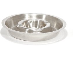 RVS asbak rond 16 cm - Hotelasbak - Horeca/terras/tafel asbakken