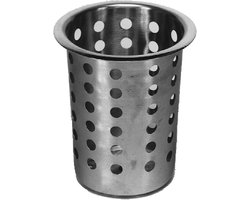 RVS Bestekbak Geperforeerd voor Bestekhouder 10x13,5 cm