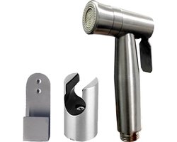 RVS Bidet Douchekop met Douchestang - Handdouche voor Persoonlijke Hygiëne en Luiers Wassen