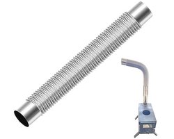 RVS Elleboog Pijp voor Houtkachels - Duurzame Rookkanaal voor Camping