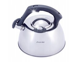 RVS Fluitketel met Thermometer 3L - Zilver