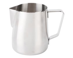 RVS Melkschuimkannetje - Professionele Latte Art Kruik voor Espresso & Cappuccino - 350ml- Zilver