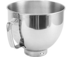 RVS Mengkom Met Handvat Voor Keukenmixer 4.5qt 5qt - Kitchenaid Kom