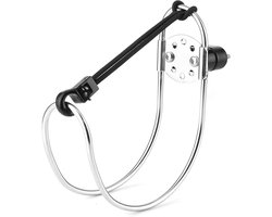 RVS Reddingsboei Ringhouder 4,5 inch voor Roeier - Maritieme Decoratie met Hoefijzer - Jacht Accessoire