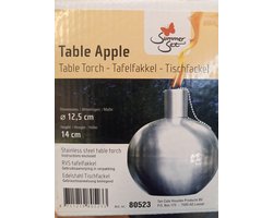 RVS Tafelfakkel Tafel Apple - Summer set