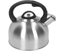 RVS Theeketel van 3L, Snelle Verhitting, Geschikt voor Inductie en Gas, Duurzame Theepot met Handvat