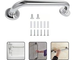 RVS Veiligheidsbeugel Badkamer – Antislip Muurbeugel – 30 cm – Steunbeugel voor Douche & Toilet