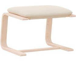 RVV® Voetenbankje of poef - Voetenbankje - Poef - Hockers en poefen - Room - ‎41cm x 51cm x 40 cm