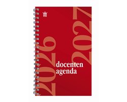 Ryam | Docenten agenda | 2026/2027 | Spiraal | 15 x 20 | 12 maanden | Rood |