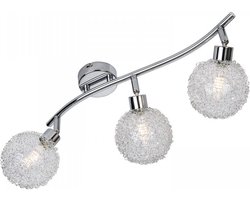 Ryder - Nino Leuchten - plafondlamp - 3 lichts - kristal look - Ledlamp