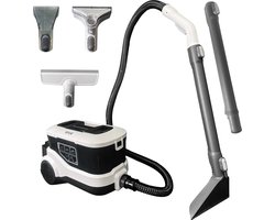 RYER Vlekkenreiniger PRO - Tapijtreiniger op Wielen - Verstelbare Steel - 5 Opzetstukken - Meubelreiniger - Bank Reiniger - Zetelreiniger