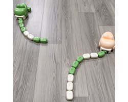 Ryoudavell - Slangenspel met afstandsbediening – Magnetisch speelgoed Greedy Snake – bestuurbare auto - geluid – Competitief 2-speler familiespel – Schermvrij – Voor spelletjesavond, familiefeest, vakantie - Kinderspeelgoed 5 6 8 10 + Jaar