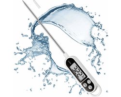 S4D® - Kookthermometer - BBQ Thermometer - Voedselthermometer - Groot Meetbereik -50°C Tot +300°C - Snel En Nauwkeurig – Vleesthermometer - Barbecues - RVS