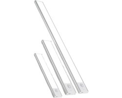 S4D® - Slimme LED Lamp - Bewegingssensor Lamp - Nachtlampje Kinderen - Dimbaar en Draadloos - Warm, Natuurlijk en Wit Licht - Multifunctioneel - 10 CM Aluminium