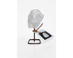 S4H Bergkristal op Standaard – Uniek Edelsteen Decoratie & Spirituele Energie