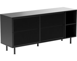 Sadie sidetable 160 cm - zwart