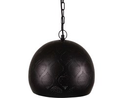 Safaary - Arabische Hanglamp Amaira Zwart Goud Ø 28 x 27cm